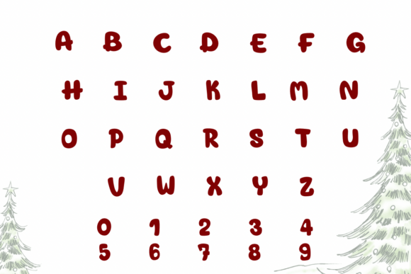 Christmas Ball Font - Preview 2