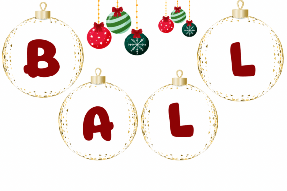Christmas Ball Font - Preview 3