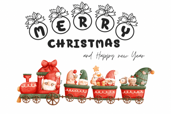 Christmas Ball Font - Preview 4