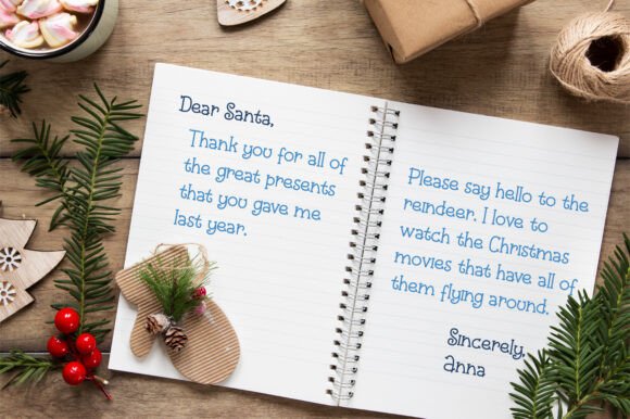 Christmas Hohoho Font PNG with transparent background - Preview 2