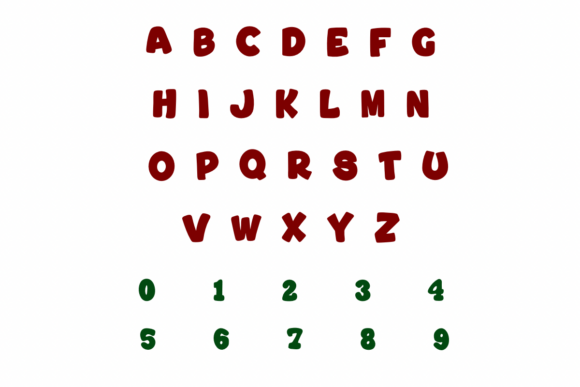 Christmas Tree Monogram Font - Preview 2