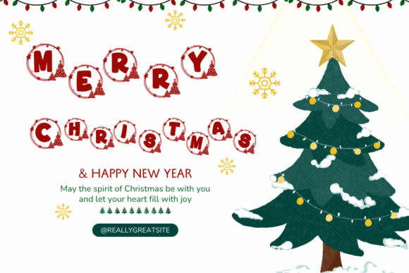 Christmas Tree Monogram Font - Preview 4