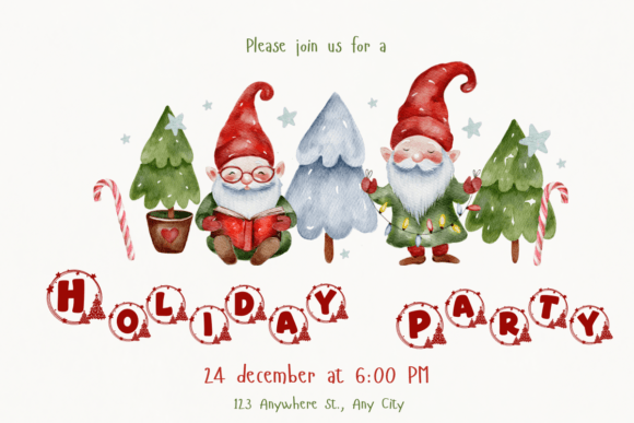 Christmas Tree Monogram Font - Preview 5