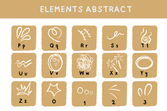 Elements Abstract Font - Preview 2