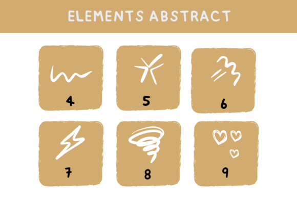 Elements Abstract Font - Preview 3