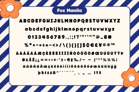 Fox Manila Font - Preview 5