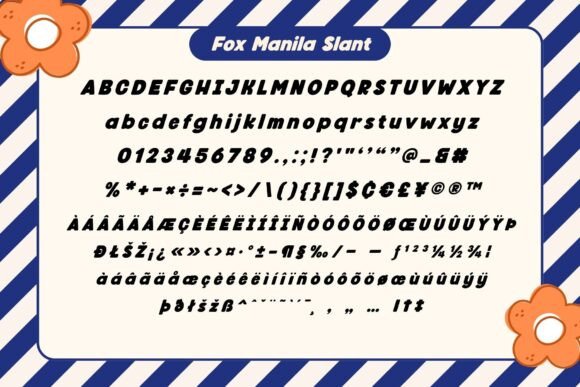 Fox Manila Font - Preview 6