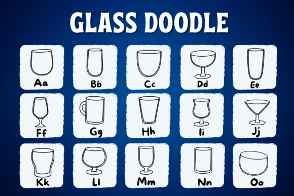 Glass Doodle Font - Preview 1