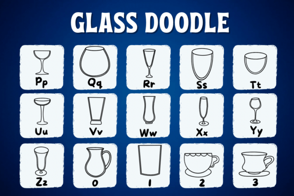 Glass Doodle Font - Preview 2