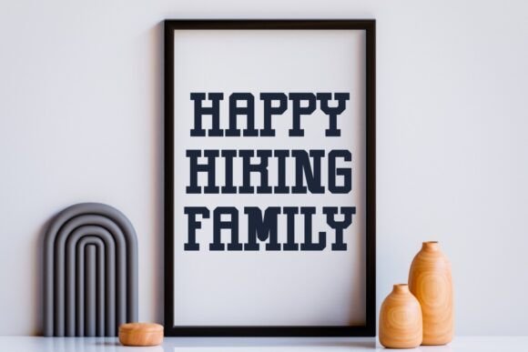 Hiking Stylish Font PNG with transparent background - Preview 6