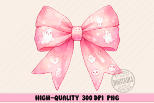 Pink Halloween Coquette Bows PNG Graphic by Digitaira · Creative Fabrica