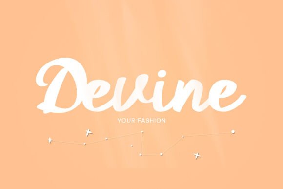 Rewave Font PNG with transparent background - Preview 1