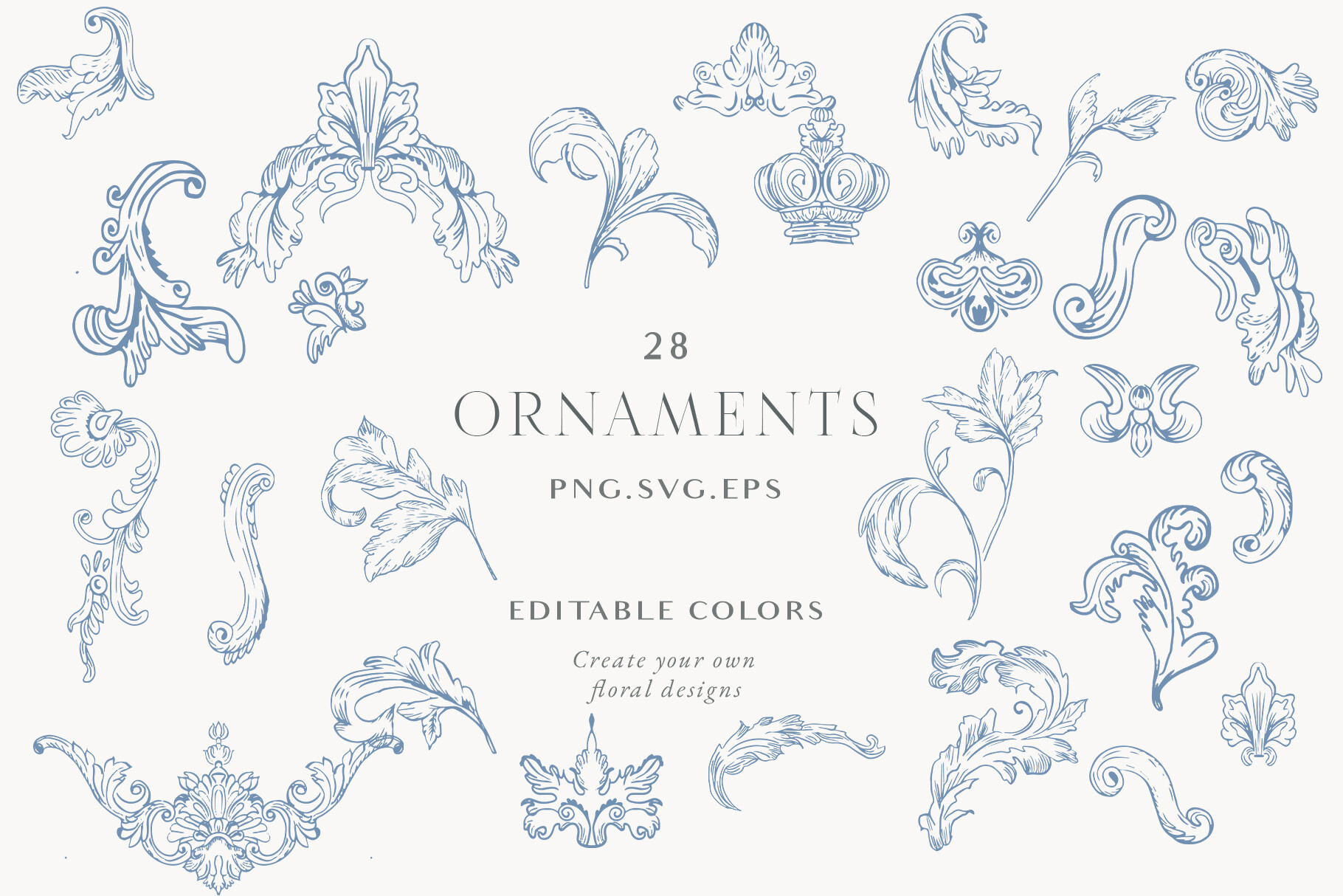 Vintage Victorian Frame Ornamentals
