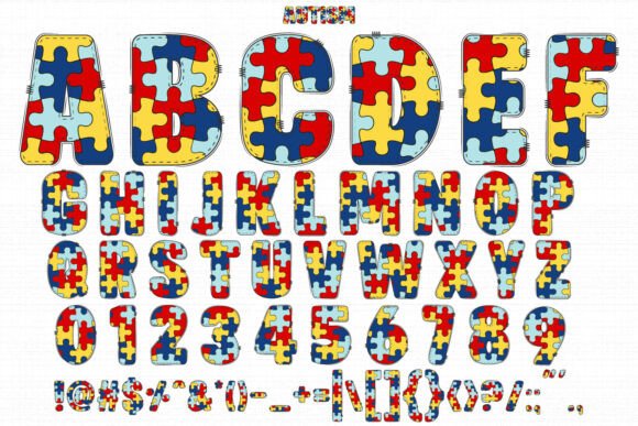 Autism Font - Preview 1