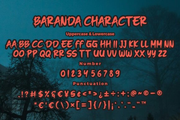 Baranda Font - Preview 3