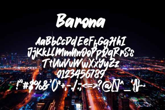 Barona Font - Preview 1