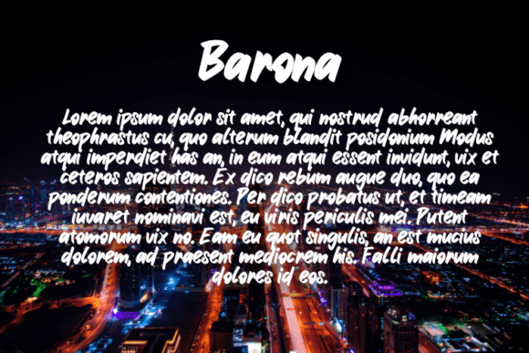 Barona Font - Preview 2