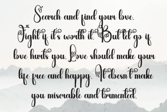 Bridesting Font - Preview 5