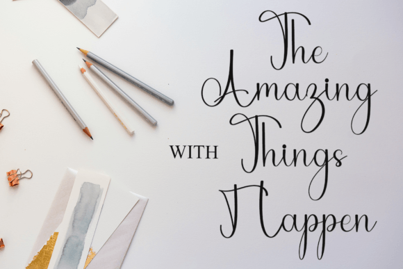 Bubble Handmade Font - Preview 5