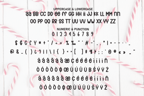 Candy Cane Font - Preview 6