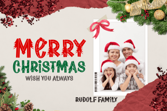 Christmas Ding Donk Font - Preview 1