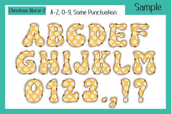 Christmas Nurse Font - Preview 3