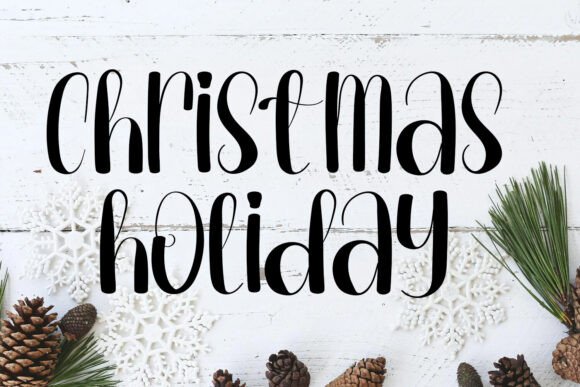 Christmas Season Font - Preview 1