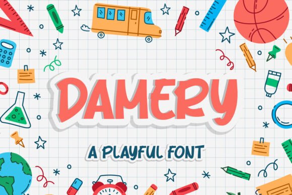 Damery Font - Preview 4