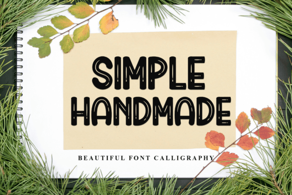 December Christmas Font - Preview 1