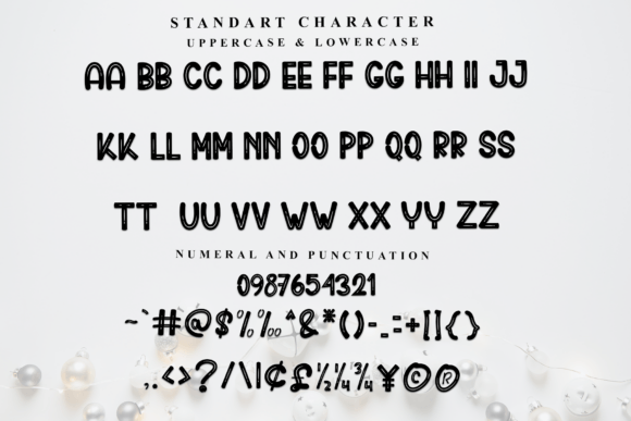 December Christmas Font - Preview 3