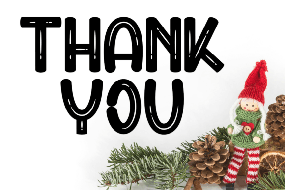 December Christmas Font - Preview 6