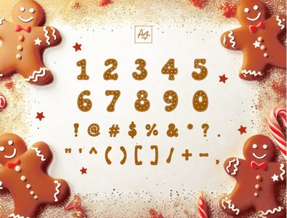 Gingerbread Man Font - Preview 2