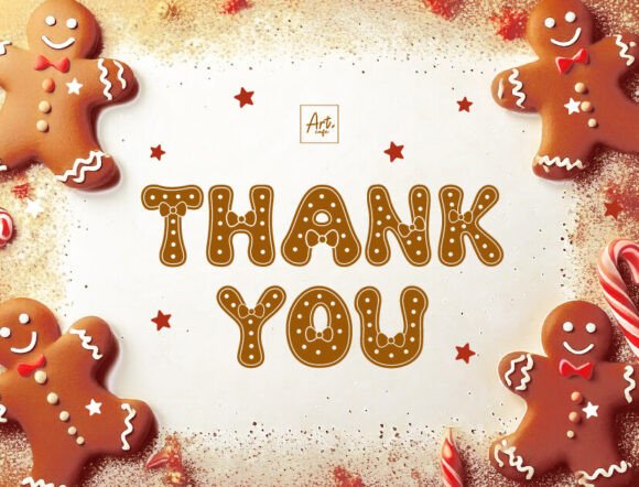 Gingerbread Man Font - Preview 3
