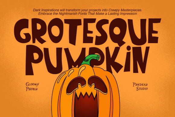 Gloomy Phobia Font - Preview 1