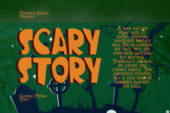 Gloomy Phobia Font - Preview 2