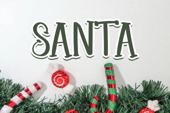Happy Christmas Font - Preview 1
