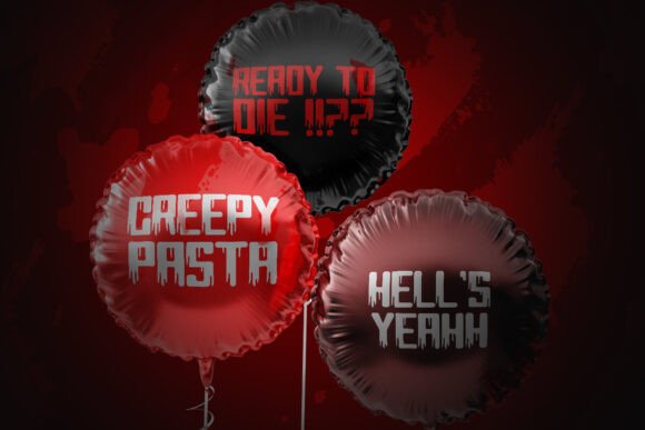Haunted City Font font preview - 3