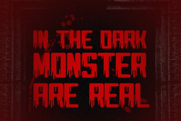 Haunted City Font font preview - 4