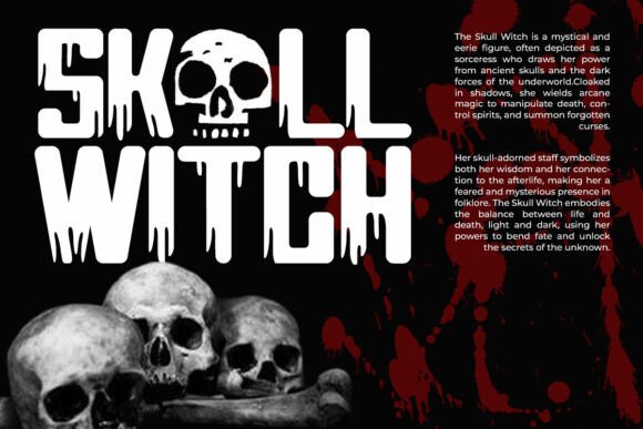 Haunted City Font font preview - 5