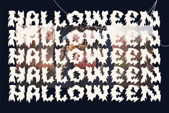 Hauntflare Font PNG with transparent background - Preview 3