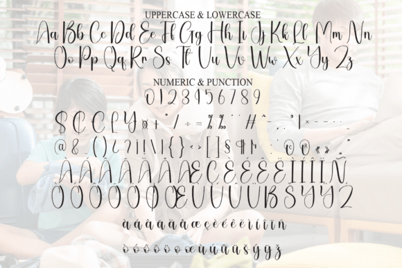 Hello Staycation Font PNG with transparent background - Preview 6