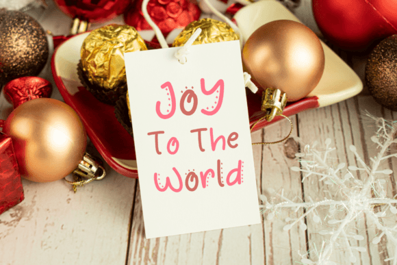 Magical Christmas Font PNG with transparent background - Preview 1
