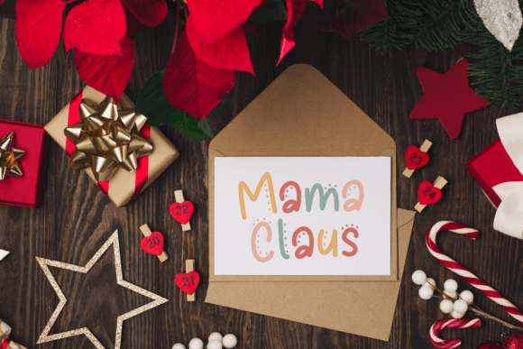 Magical Christmas Font PNG with transparent background - Preview 2