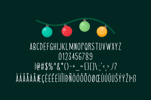 Merry Forever Font PNG with transparent background - Preview 5