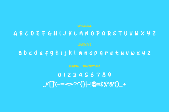 Milkwae Font PNG with transparent background - Preview 3