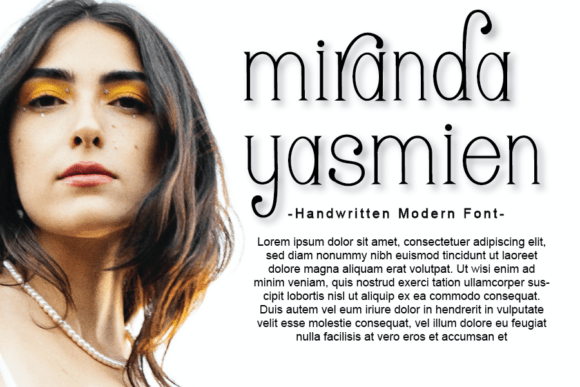 Miracle Shaddnes Font PNG with transparent background - Preview 3