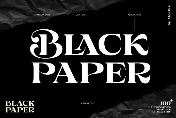 Morkis Font PNG with transparent background - Preview 1