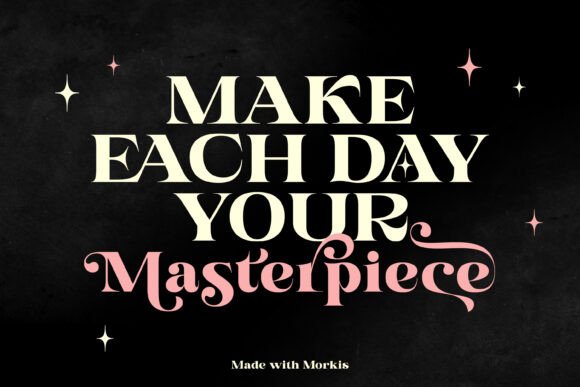 Morkis Font PNG with transparent background - Preview 2