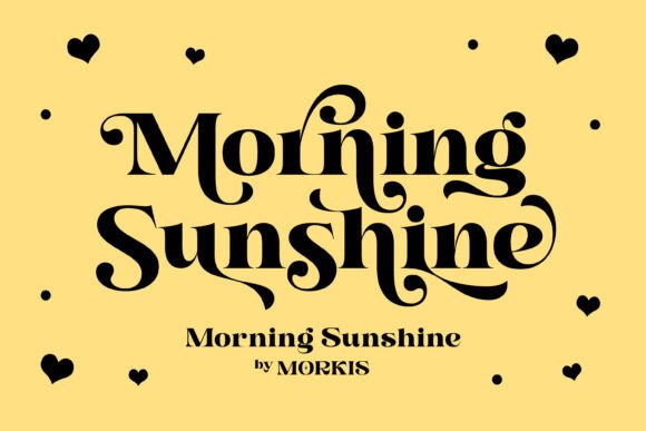 Morkis Font PNG with transparent background - Preview 4