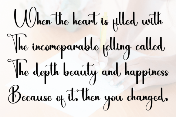 Santhing Font PNG with transparent background - Preview 3